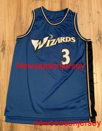 Stitched Vintage Caron Butler Swingman Sewn Jersey Blue Embroidery Size XS-6XL Custom Any Name Number Basketball Jerseys