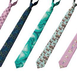 Bow Ties Classic Printing Neck For Men Casal Polyester Tie Gravitas Stripe Mens Neckties Business Wedding Partu 8cm Width