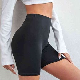 Summer Sport Shorts Women High Waist Fashion Biker Elasticated Seamless Fitness Leggings Push Up Gym Training Gym Tights Short Y220311