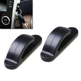 New Style High Quality 2Pcs Convenient Black Auto SUV Car Truck Self Adhesive Hook Hanger Bag Purse Organizer Holder #276465