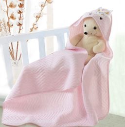 The latest 90X90CM size baby blanket, pure cotton quilt, cartoon, many styles, thin solid color embossed swaddling, support customization