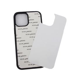 2D Sublimation Blank Phone Cases DIY Designer Heat Transfer PC Sublimating Blanks Cellphone Case for iPhone 12 Pro Max 11