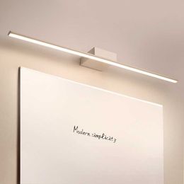 NEO Gleam Black/White 0.4-1.2M Modern Mirror Lights Anti-fog LED Bathroom lights dressing table/toilet/bathroom mirror lamp 210724