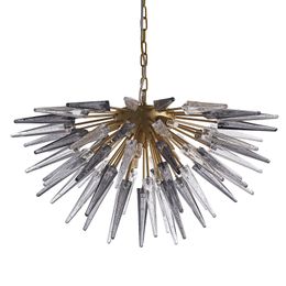 Art Deco Nordic LED Lamps Living Room Chandeliers Luxury Pendant Lights Crystal Glass Chandelier Loft Kitchen