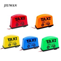 New Taxi 1pc 12V Led Warning Light Automobile Decorative Light Motorcycle Refitted Warning Light Electric Bicycle Decorative Parts