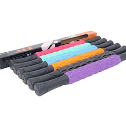 Portable Fitness block Massager Full Body Roller Plastic Bar Shaft Yoga Deep Muscle Relaxation Massage Stick LJJZ709-1