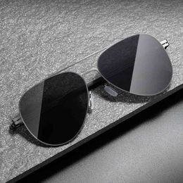 Men's Sunglasses Ultra Light Elastic Toad Mirror Women's Stainless Steel Frame Nylon Lens Hd Sun Visor