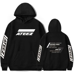 Men's Hoodies & Sweatshirts 2021 ATEEZ Men/women Harajuku Cotton Autumn And Sweatshirt Plus Size