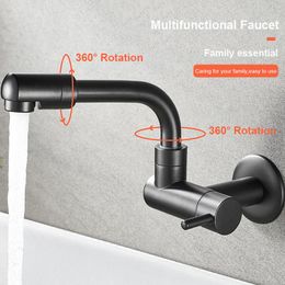 Bathroom Sink Faucets Outdoor Garden Faucet Tap Extra Long Washing Machine Brass Kitchen Mop Pool Water