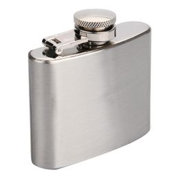 2oz Stainless Steel Hip Flask Portable Outdoor Flagon Whisky Stoup Wine Pot Alcohol Bottles With Box