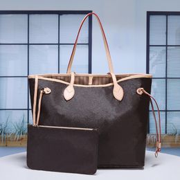 Detachable Zipper Handbag Women Shoulder Bags Shopping Bag Brand High Quality Genuine Leather Letter Printing Patchwork Colour String