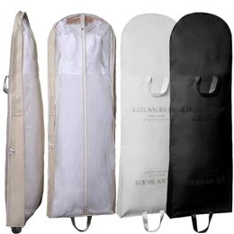 dress id UK - Clothing & Wardrobe Storage Wedding Dress Garment Bag Great Dustproof Protective Cover For Long Gowns Prom With ID Window Clothes Bags