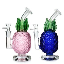 Hookahs fab eggs Pineapple Bong Rig Glass Bubbler Water Bongs Heady Dab Rigs Oil Glasses Pipes 14mm joint banger bowl