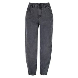 Women's Jeans Harlan For Women Slim Smoke Grey Female Dad Radish Fashion Casual Capris