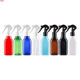 200ml Refillable PET Red Borwn Black Clear Bottle With Trigger Pump Sprayer 200cc X 12Pcs Empty Containers For Personal Caregood qty