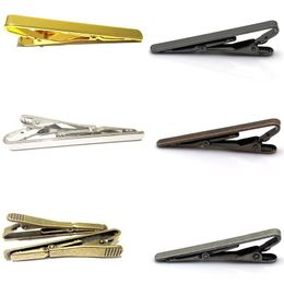 Wedding Gift 100 pcsSilver Mens Formal Party Necktie Bar Gold/Silver Metal Clasp Gentleman Tie Clip