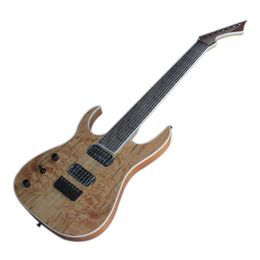 Factory Outlet-7 Strings Left Handed Electric Guitar with Rosewood Fretboard,24 Frets,Customized Colour and Logo available