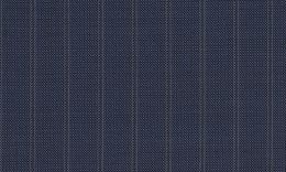 233712-3006 Wool-Silk High count worsted fabric [Blue Stripe Twill W90/Se10](FSA)