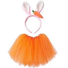 New Easter Adult Kids Cute Rabbit Ear Headband Prop Plush Hairband Anime Cosplay Bunny Party Decorations W14