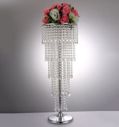 Flower Stand Acrylic Flower Chandelier Wedding Decoration Vase Event Table Centrepiece Party Decor Road Lead