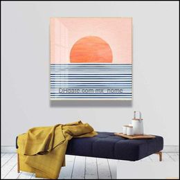 Paintings Arts, Crafts Gifts & Gardenpaintings Abstract Sunrise Landscape Sea Scene Canvas Print Painting Poster Wall Art Pictures For Livin