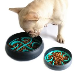 Dog Bowls Slow Feeder Fun Slow-Feeding Interactive Bloat Stop Dog Bowl for Food Large Capacity Healthy Eating Roly-Poly Design Y200922