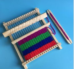 2021 Wooden Multi-Craft Weaving Loom Kids Handcraft Machine DIY Hand Knitting Weaving Machine Loom Interllectural Development for Kids