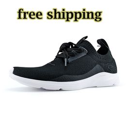 men running shoes Breathable trainers Black White mesh Woven upper mens fashion light sneakers outdoor sports size 40-46 high quality