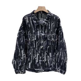 PERHAPS U Women Long-Sleeved Denim Jacket Black Frayed Solid Chic High Street C0412 210529