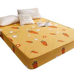Waterproof Mattress Protector Dustproof Padded Thicken Warm Bed Sheet Bedspread TB Sale