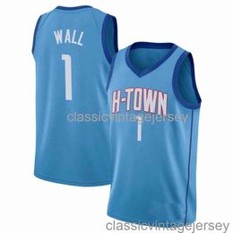 John Wall #1 75th Anniversary Swingman Jersey Stitched Mens Women Youth XS-6XL Basketball Jerseys