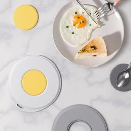 Mats & Pads Creative Fried Egg Silicone Coasters Insulation Removable Cup Mat Non-slip Placemat Potholder Kitchen Accessor