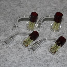 Smoking Accessories Terp Slurper Quartz Banger Nails With Marble Bead And Ruby Pearls For Glass Water Bongs