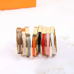 fashion women's bangle bracelet not fade classic bracelets Narrow version designs gold plated Cuff bangles love Jewellery Party Anniversary Gift with BOX FMMD