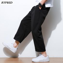 Pantalones A Rayas Blanco Negro Hombres Oferta Online | DHgate.com