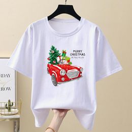 cute car window stickers UK - Window Stickers Patches Car Heat Thermal Transfer Xmas Design With Christmas Animals Washable Cute Decoration For T-shirt Sweatshirt