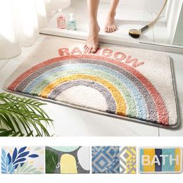 Carpets Absorbent Area Rug Soft Plush Shag Carpet Machine Washable Anti-Slip Doormat For Home Bedroom Living Room Elgs