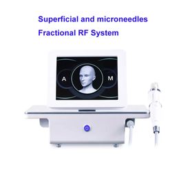 2022 Fractional RF Microneedle Face Care Gold Micro Needle Hud Rollar Acne Scret Stretch Mark Avlägsnande Behandling Professionell Skönhetssalongmaskin