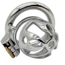NXY cockrings NUUN THE POISONOUS SPIDER CAGE 35mm height steel dick lock cock cage male chastity Adult game sex toys for men 1123