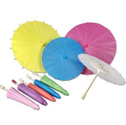 2021 new Small & big Chinese colorful Umbrella China traditional dance color parasol Japanese silk props