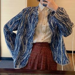 Nomikuma High Street Vintage Jackets Women Lace Patchwork Long Sleeve Single Breasted Casual Coat Female Elegant Retro Tops 210514