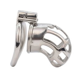 Metal Chastity Devices Cage Sex Shop Steel Penis Couple Rings BDSM Sexy Toys for Adults Men's Cock Lock Cockring Intimate Goods