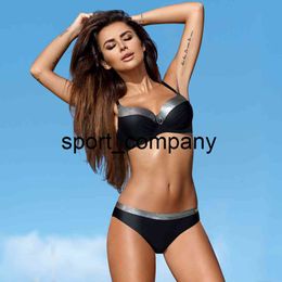 Women Push Up Bikini Set Sexy Two Piece Swimwear Plus Size Swimsuit Europe Female Swimming Suit Beach Bathing Suit Bikinis 2021