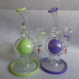 Showerhead Hookahs with Ball Bent Type Style Bongs Water Pipe With Glass Bowl Oil Dab Rigs Hookah Smoking Pipes 14.5mm Female Joint XL-1971