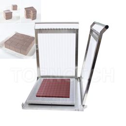 Double Arm Manual Kitchen Chocolate Cutter Machine Stainless Steel Custom Design Wire Cheese Cake Guitar Dicing Maker