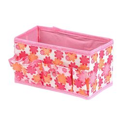 Storage Boxes & Bins Multifunctional Folding Non-woven Make Cosmetic Box Organiser Jewellery Container Bag Case (Random Color)