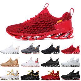 Fashion Non-Brand men women running shoes Blade slip on triple black white red Grey Terracotta Warriors mens gym trainers outdoor sports sneakers