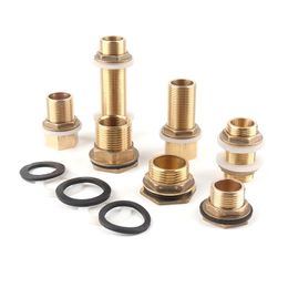 copper pipe adapter NZ - Watering Equipments 1pc Copper Water Tank Connector 3 4" 1" Male Brass Pipe Single Loose Key Swivel Fittings Nut Jointer Fish Adapter