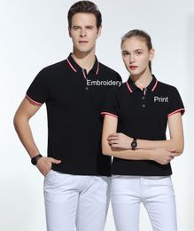 Plus size bordado logotipo polo ou texto t-shirt algodão esporte macio touch camisa fitness golf polos feitos sob encomenda tshirt