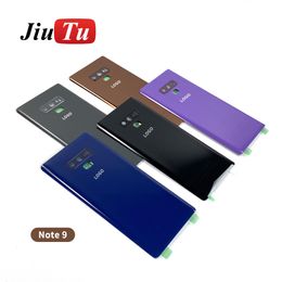 Jiutu Newest OEM With Adhesive and Camera Lens Rear Glass Battery Back Cover Replacement For Samsung A20 S9Plus Note 10 Plus